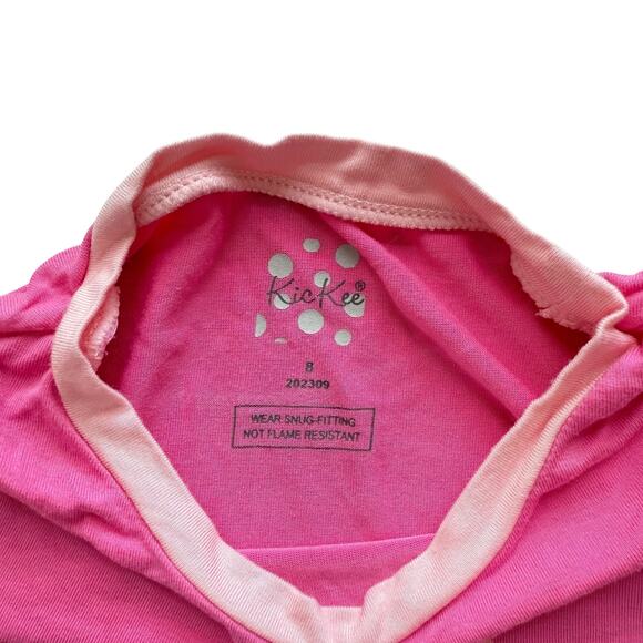 Kickee Pants Swan Princess Bamboo Pajamas Size 8 - Picture 4 of 4